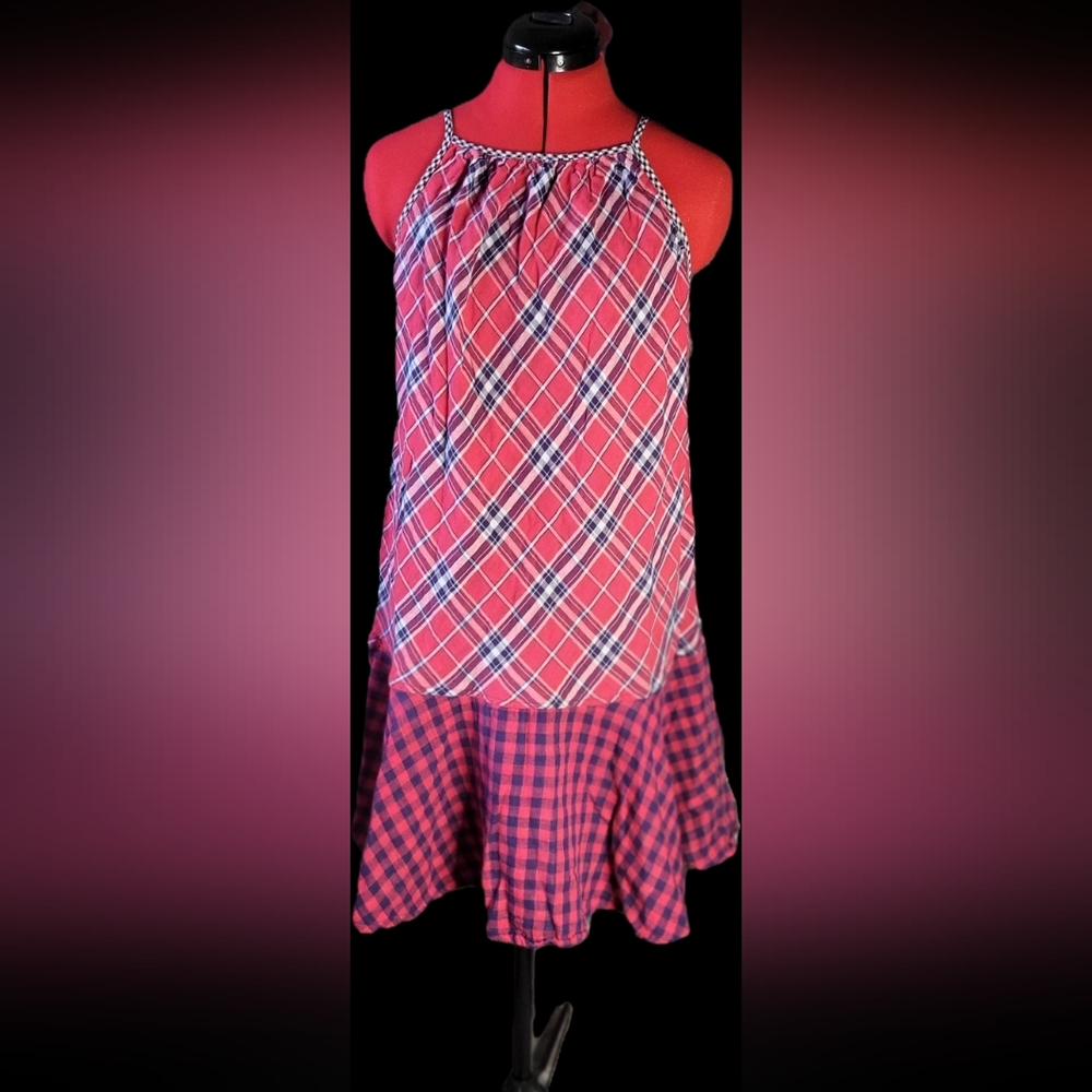 Kori American Red and Blue Checkered Apparel
